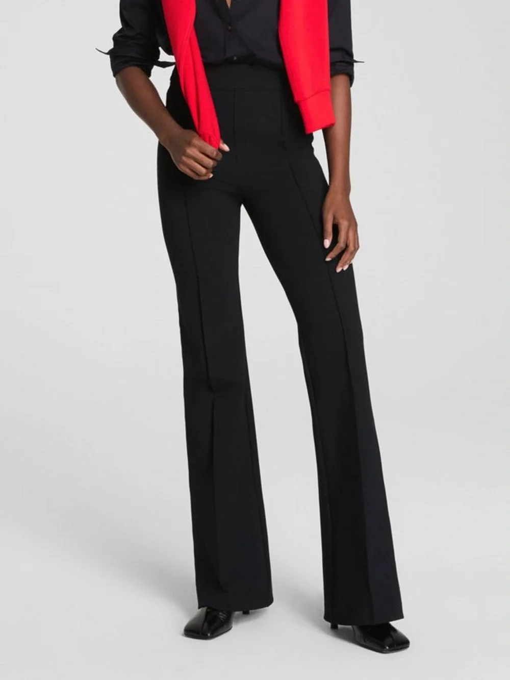 Spanx SPANXsupersmooth® PerfectFit Ponte Flare Pant Classic Black Size S NWT
